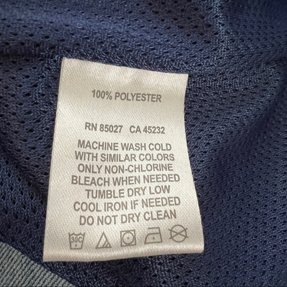 Snake Eyes Weather 18 Navy Blue Windbreaker Golf Vest - Picture 4 of 6